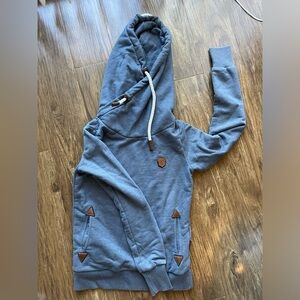 Naketano cowl neck sweat shirt size small